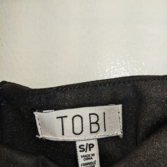Tobi high waisted midi black skirt - S - Picture 5 of 5